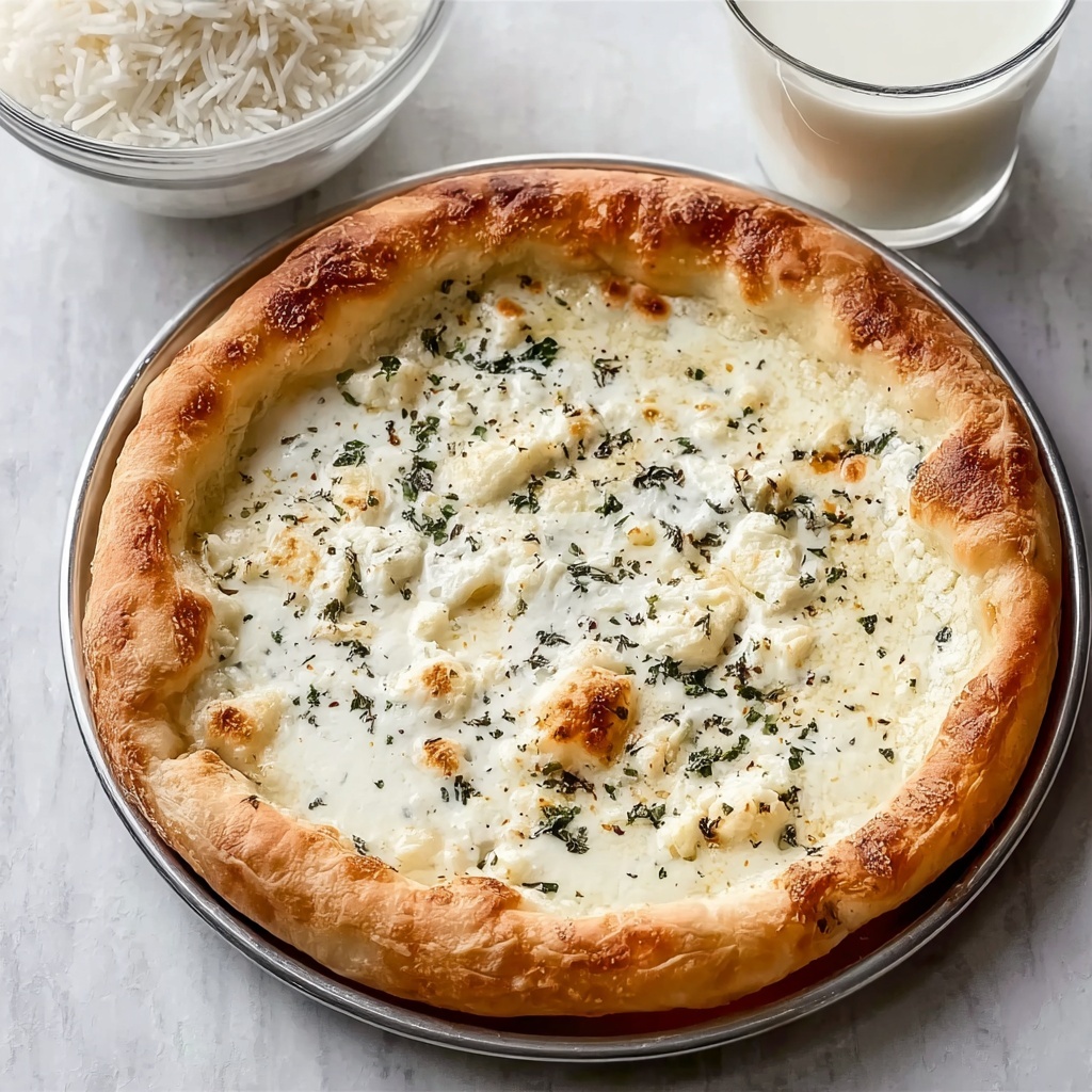 Creamy Garlic White Pizza Sauce Recipe - Recipe Image