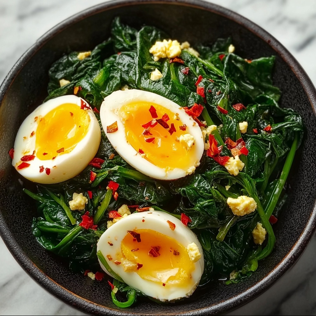 Spinach and Egg Stir-Fry Recipe - Recipe Image