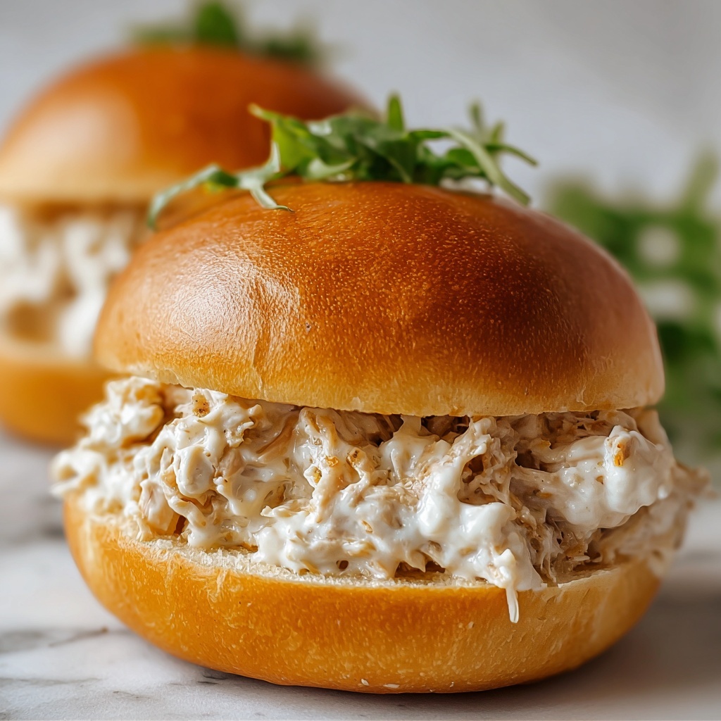 Chicken Alfredo Sloppy Joes Recipe - Recipe Image