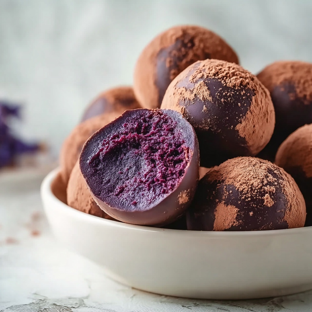 Fudgy Chocolate Beet Truffles Recipe - Recipe Image
