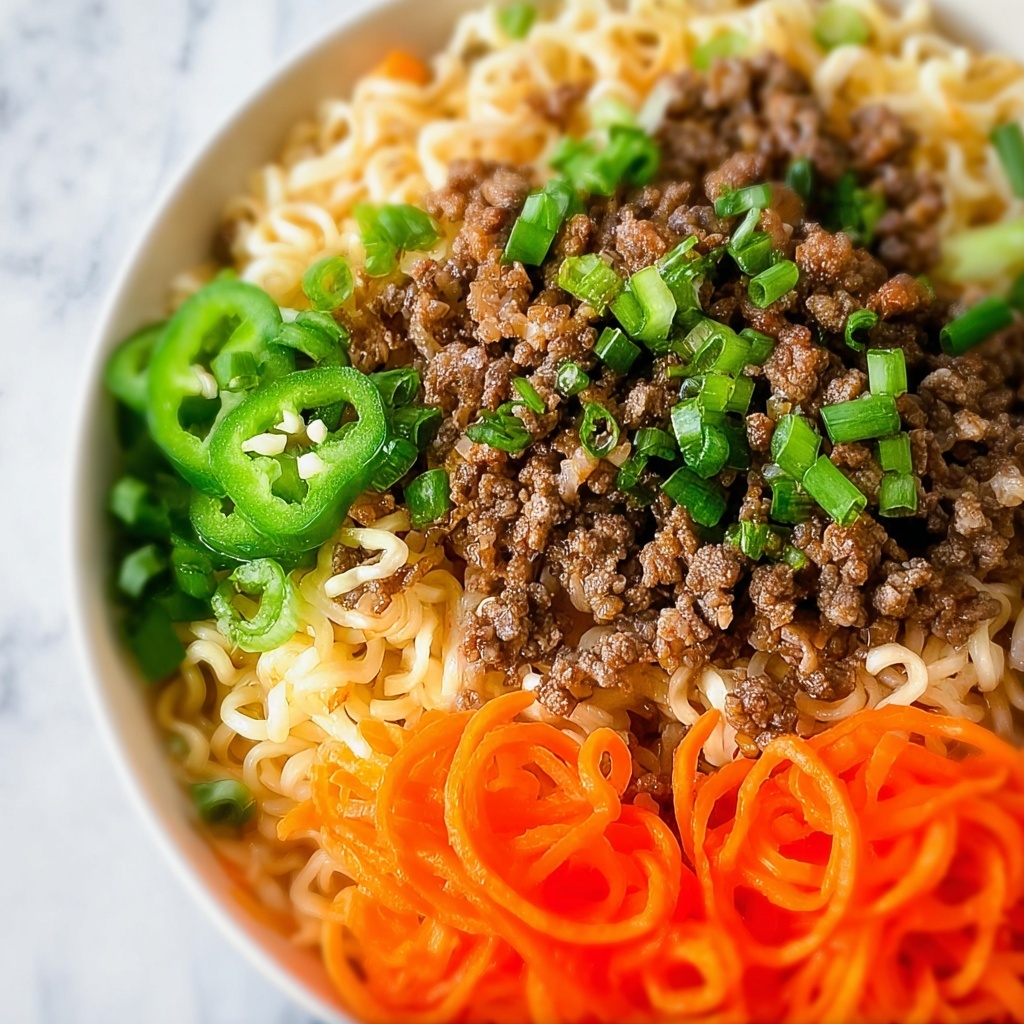Ground Beef Ramen Skillet Recipe - Recipe Image