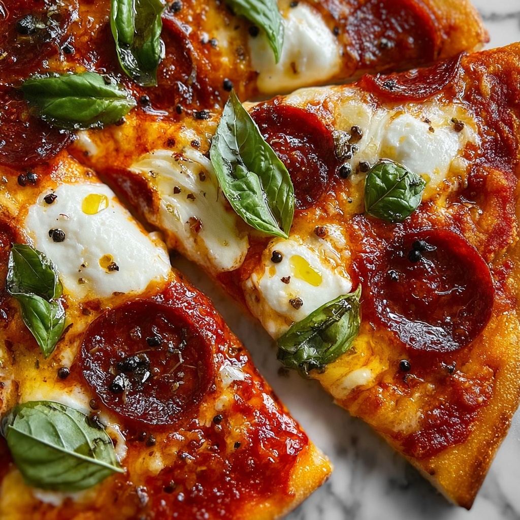 Goat Cheese and Soppressata Pizza Recipe - Recipe Image