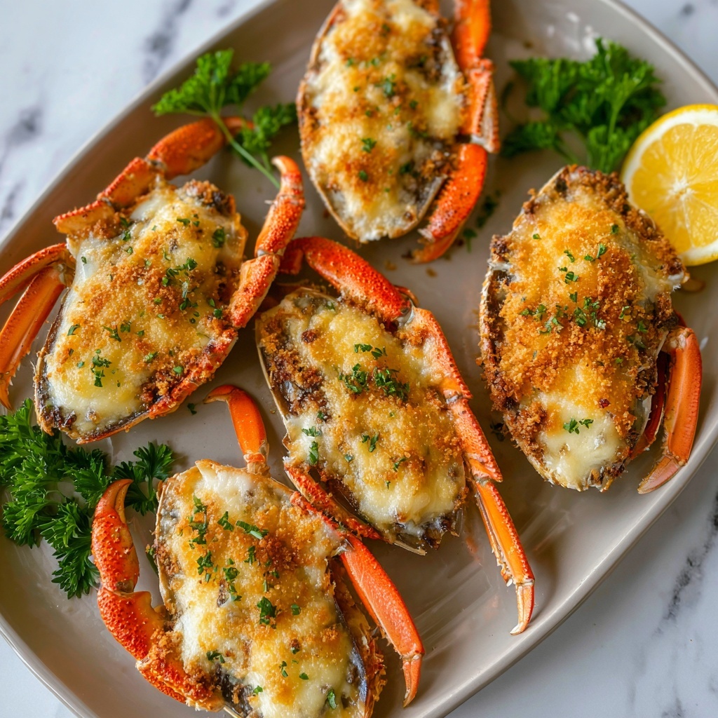 New Orleans Seafood Stuffed Crab Recipe - Recipe Image