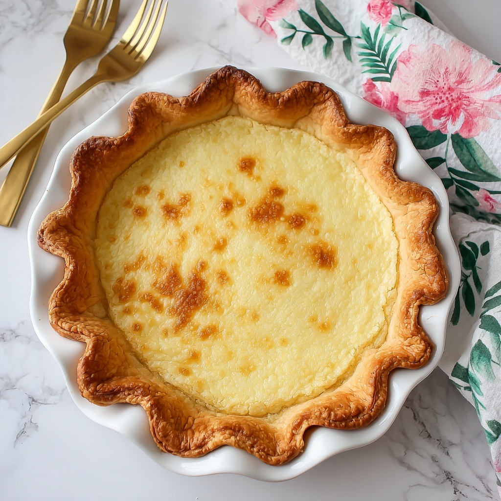 Water Pie Recipe - Recipe Image