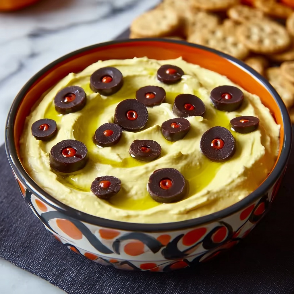 Halloween Chili Con Queso Dip Recipe - Recipe Image