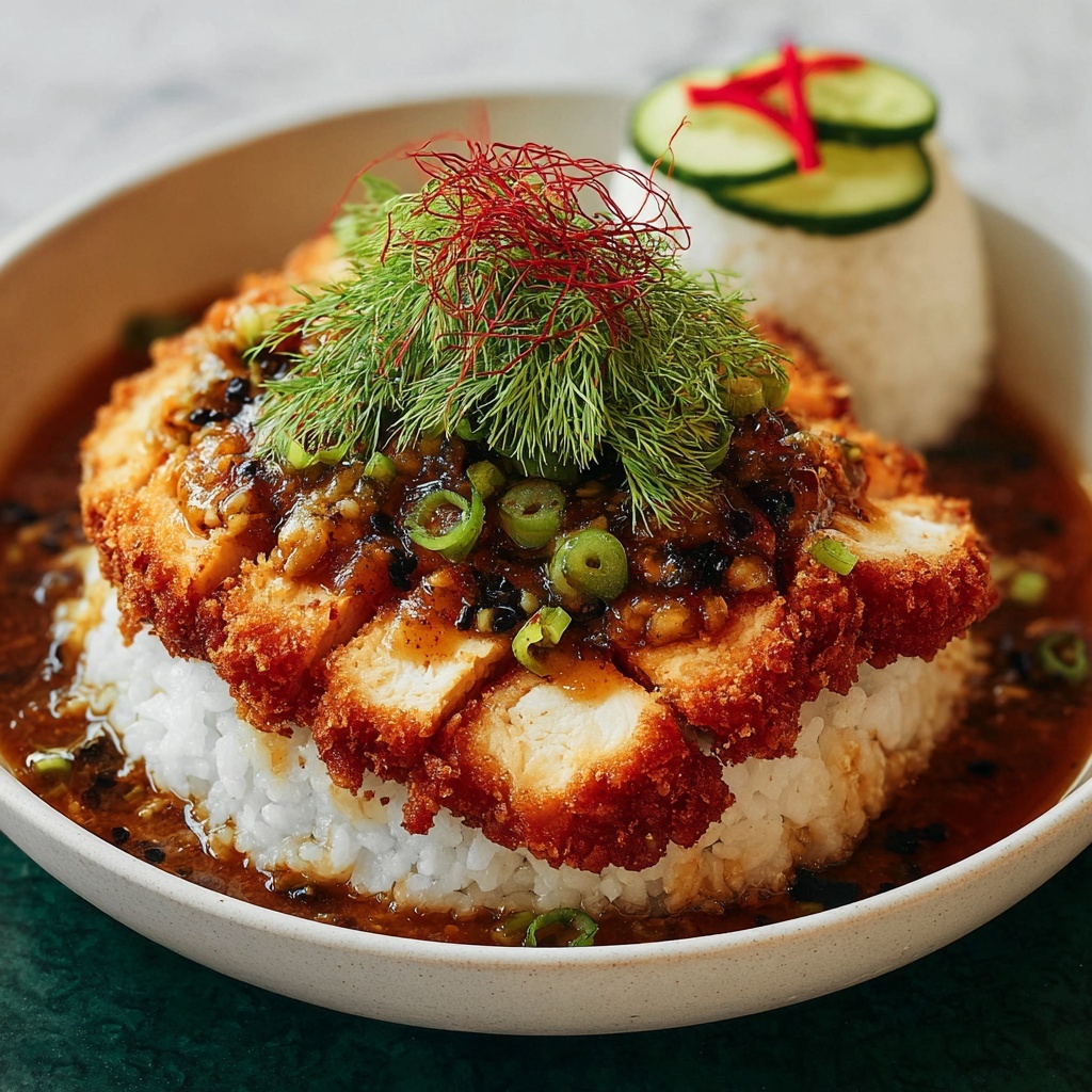 Taiwanese Fried Chicken Cutlet with Orange Honey and Miso Glaze Recipe - Recipe Image