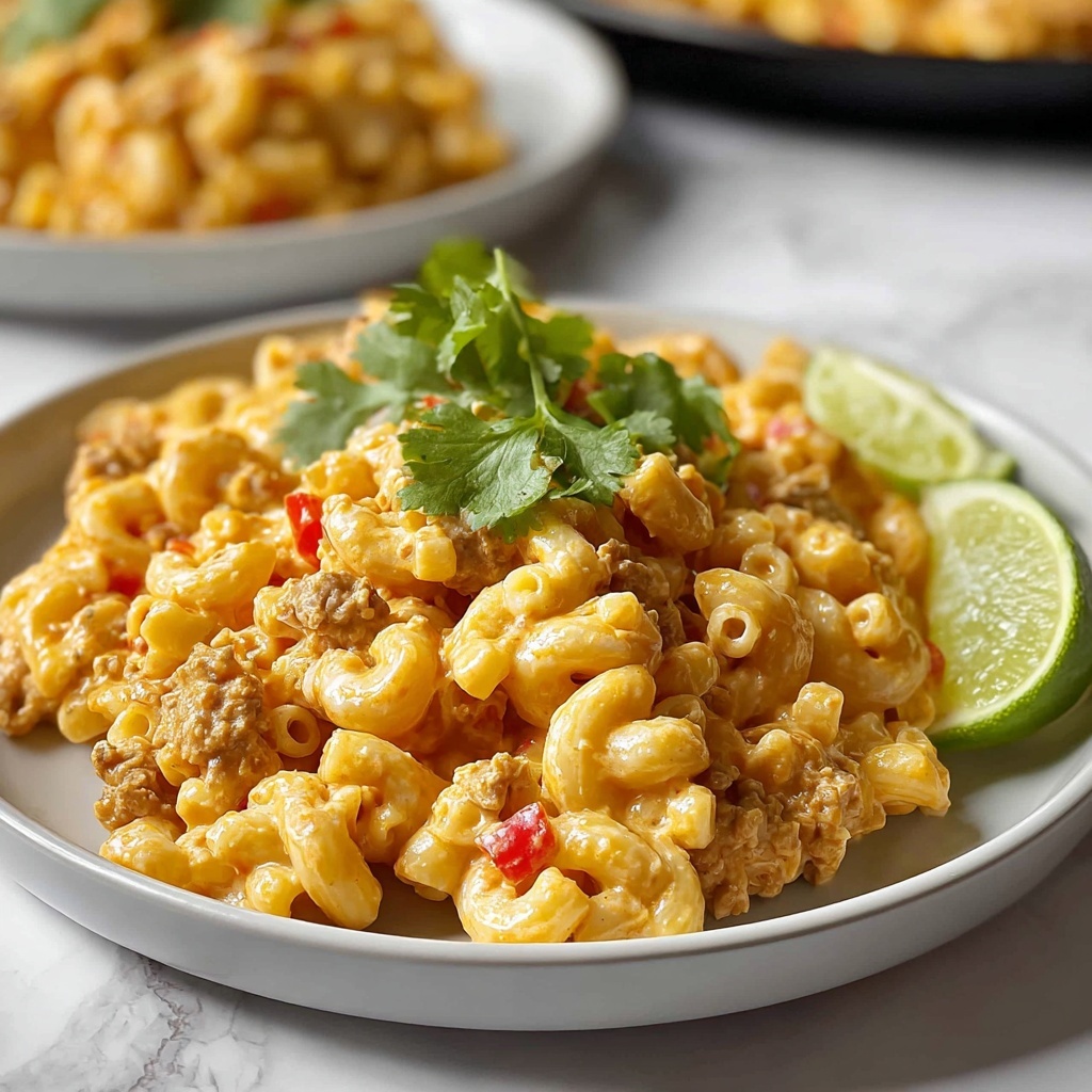 Crockpot Chicken Enchilada Pasta Recipe - Recipe Image