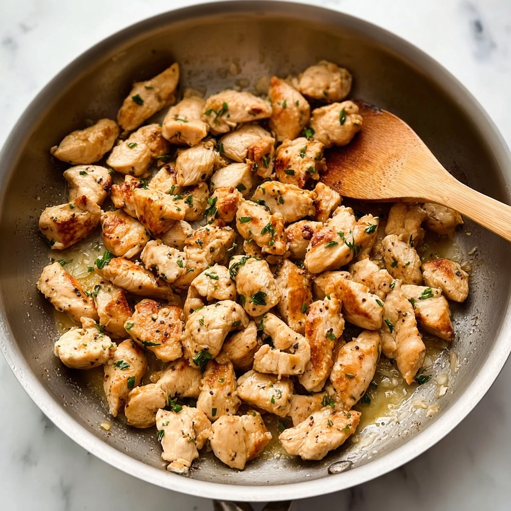 Garlic Butter Chicken Bites Recipe - Recipe Image