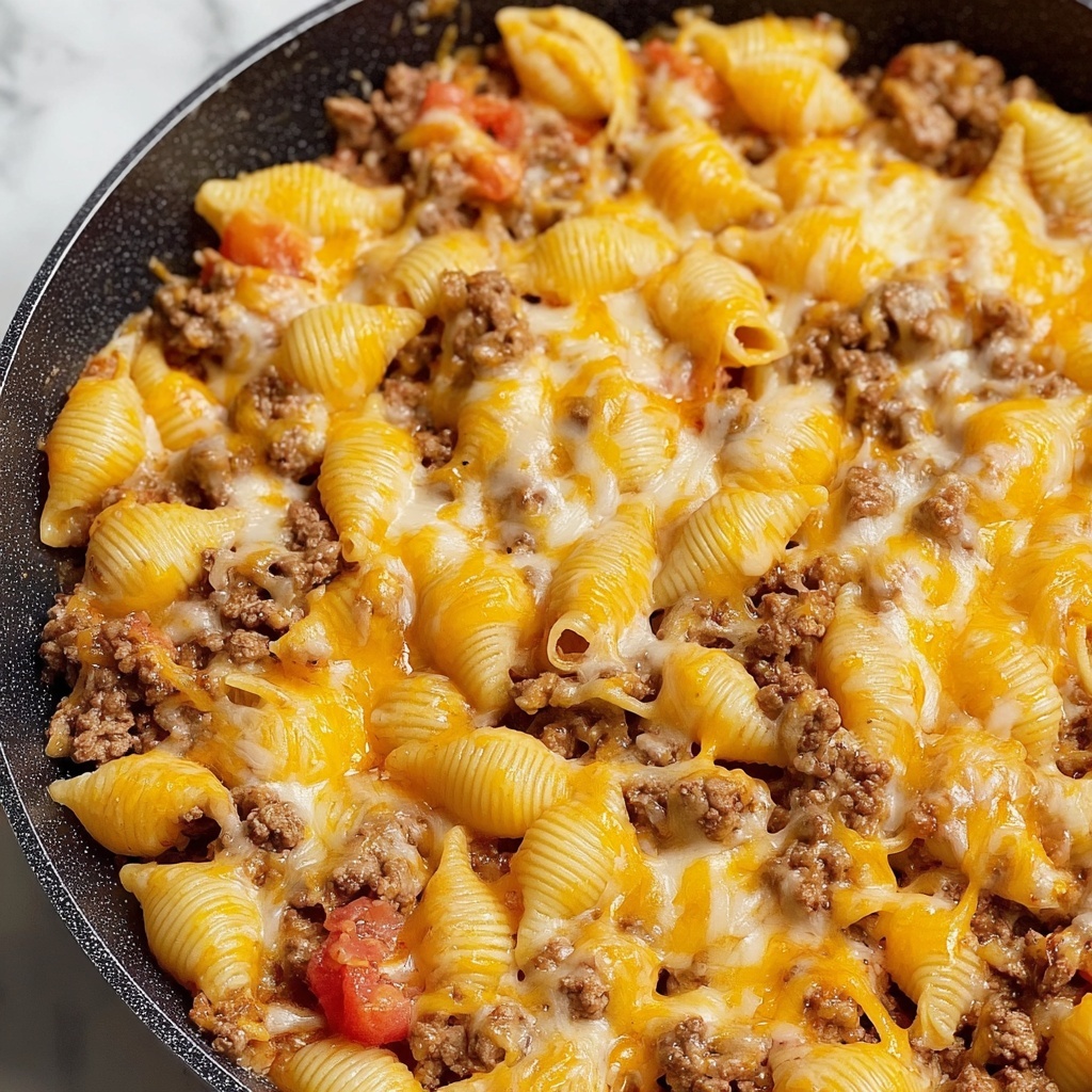 One-Pot Cheesy Taco Pasta Recipe - Recipe Image