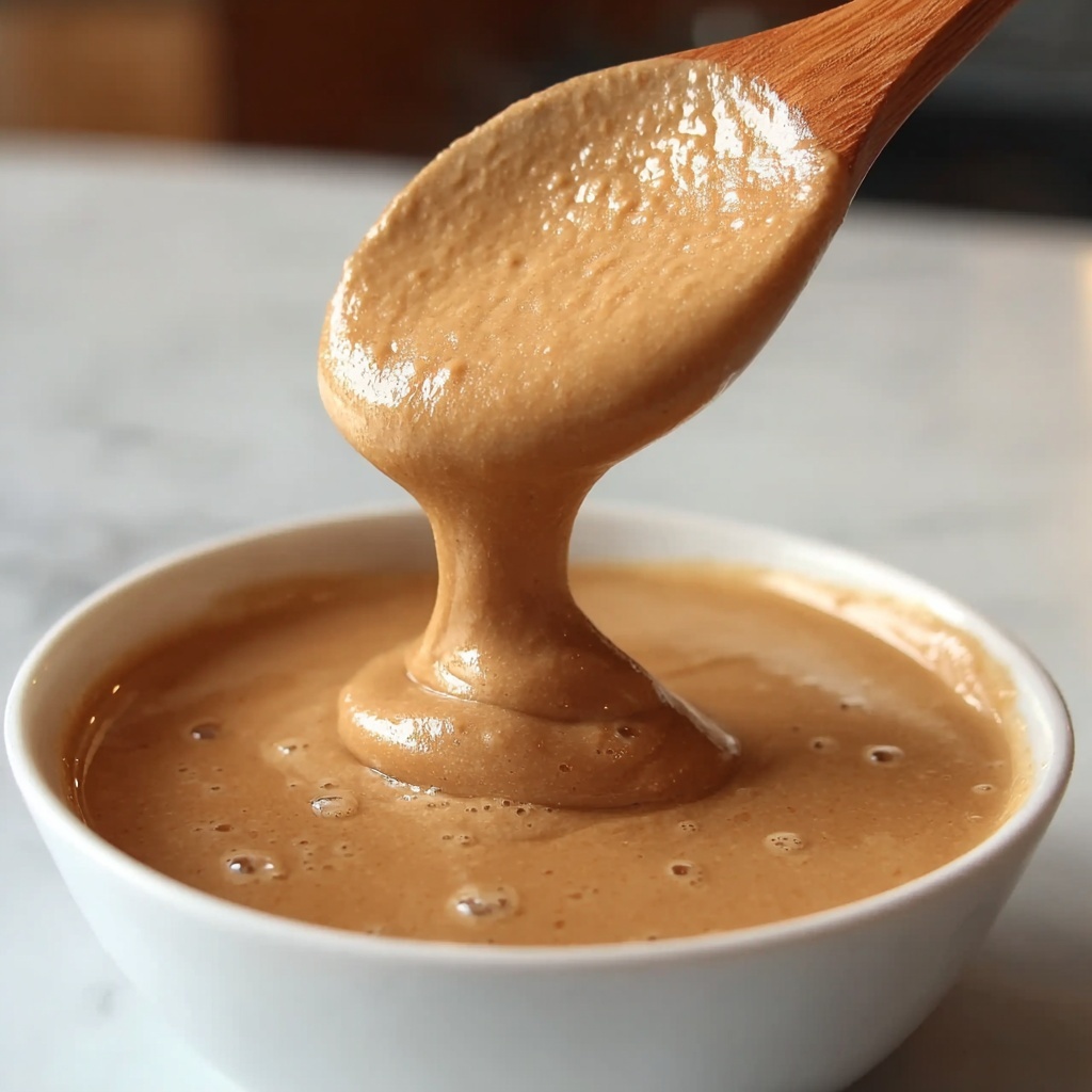 Creamy Peanut Butter Sauce Recipe - Recipe Image