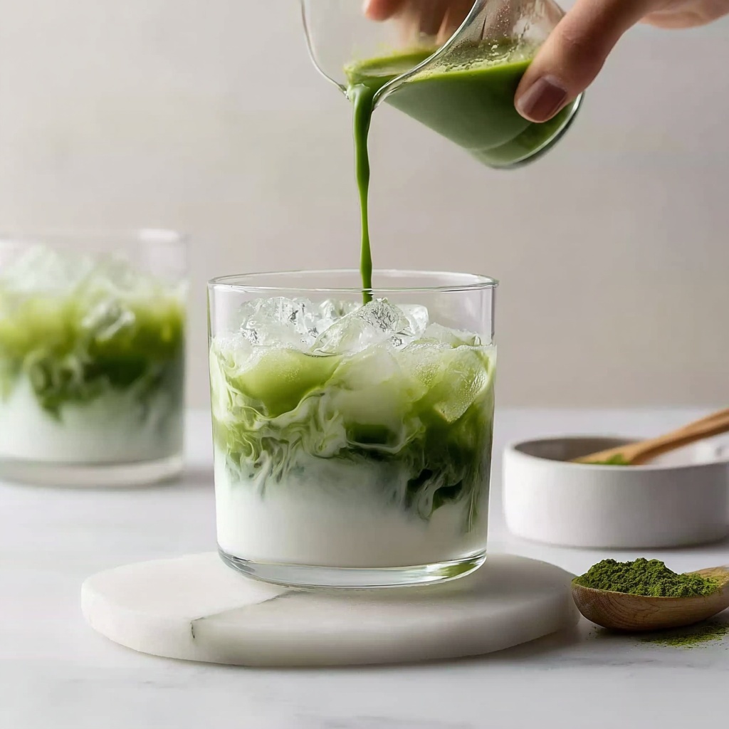 Iced Matcha Latte Recipe - Recipe Image