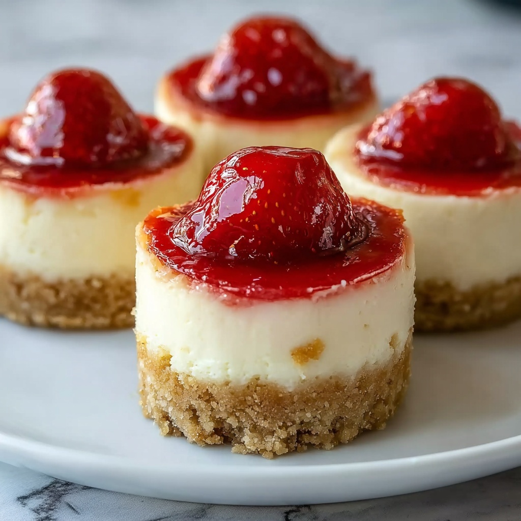 Mini Cheesecakes with Vanilla Wafer Crust Recipe - Recipe Image