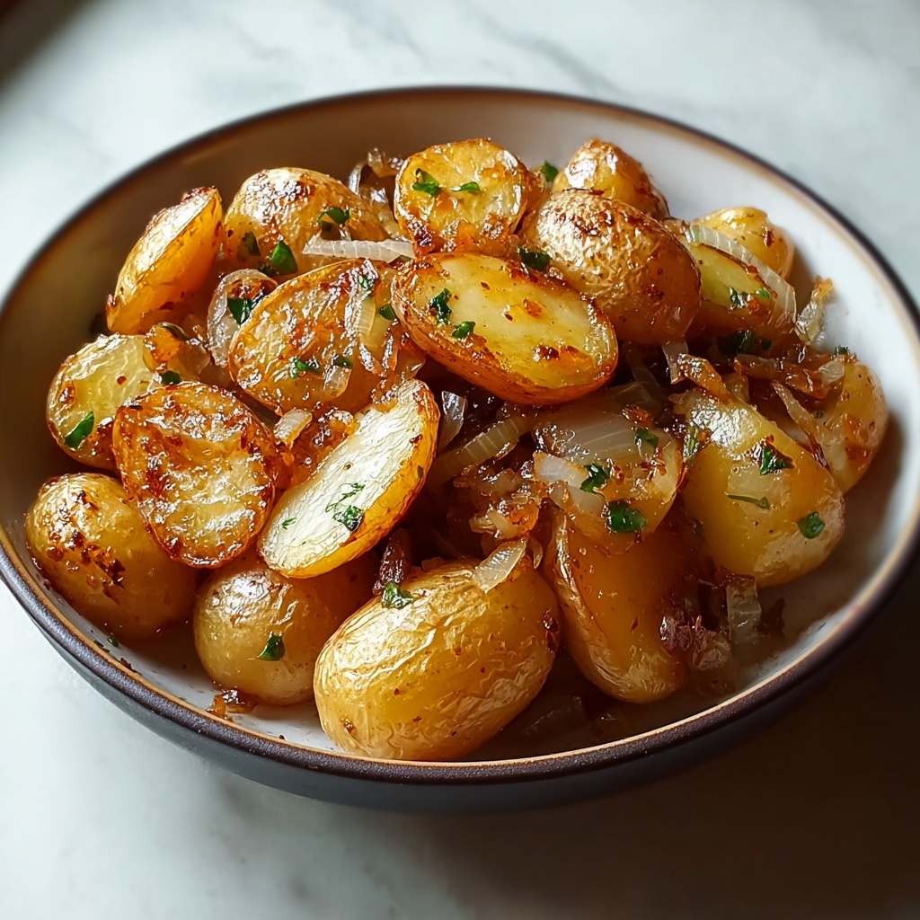 Oven Fried Potatoes and Onions Recipe - Recipe Image