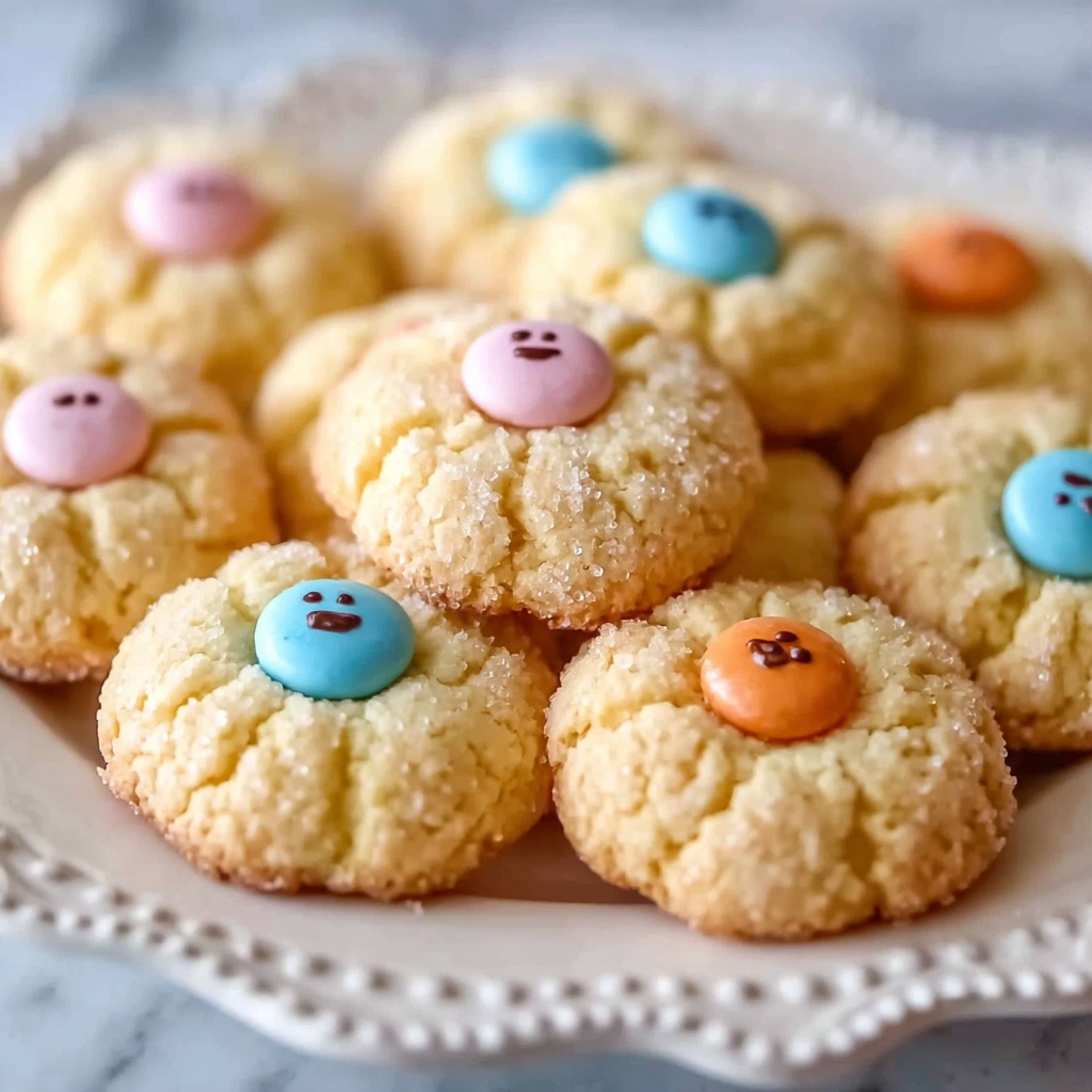 Easter Bunny Button Cookies Recipe - Recipe Image