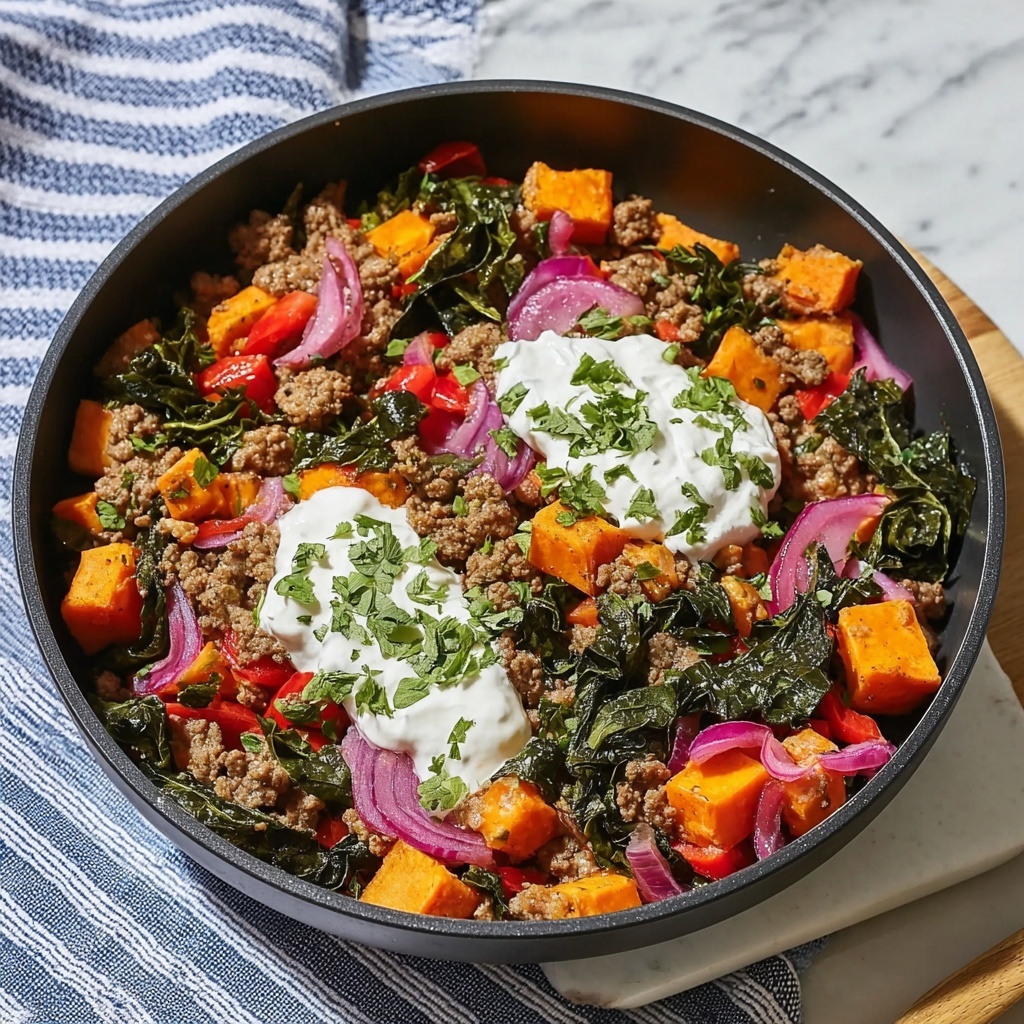 Ground Turkey Sweet Potato Skillet Recipe - Recipe Image