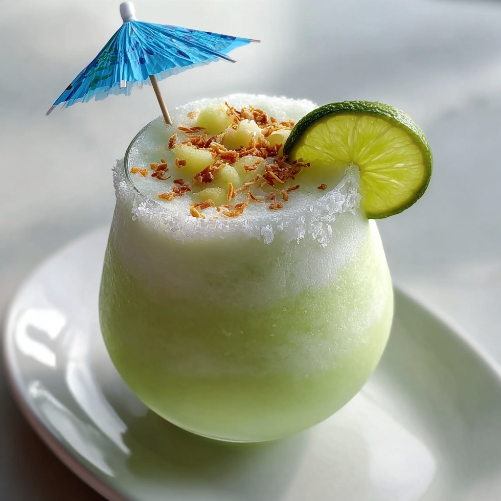 Key Lime Colada: Tropical Cocktail Delight Recipe - Recipe Image