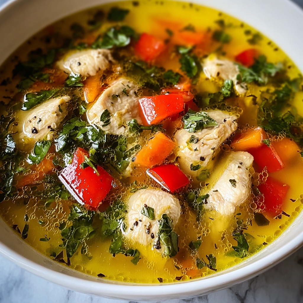 Green Chili Chicken Soup Recipe - Recipe Image