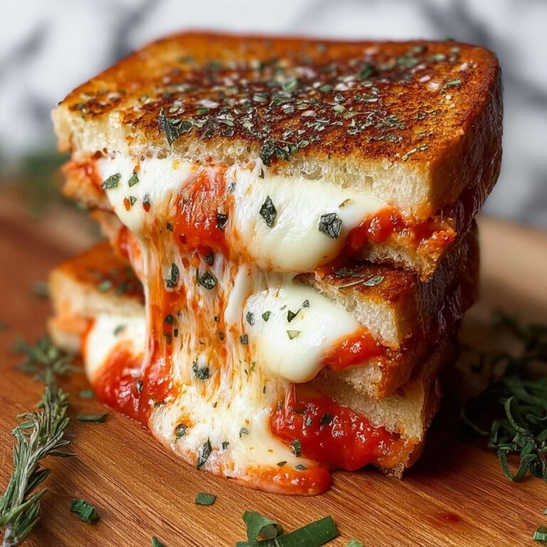 Garlic Parmesan Pizza Grilled Cheese Recipe