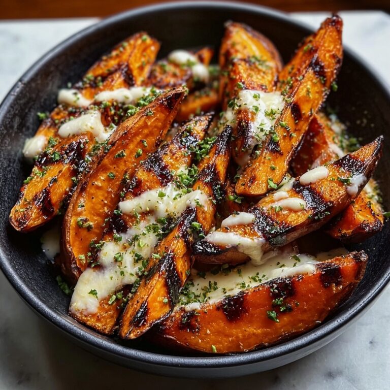 Savory Garlic and Parmesan Sweet Potato Wedges Recipe