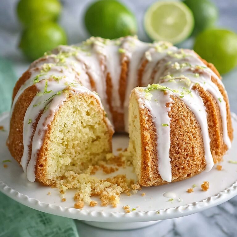 Key Lime Pound Cake with Lime Glaze Recipe