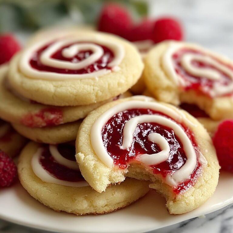 Raspberry Swirl Shortbread Cookies Recipe