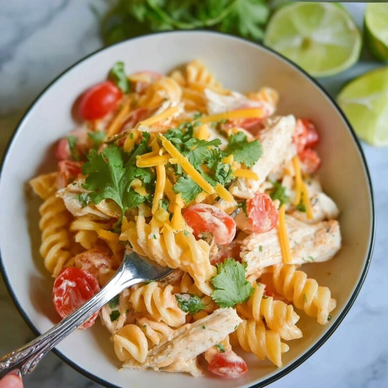 Crock Pot Salsa Ranch Chicken Pasta Recipe