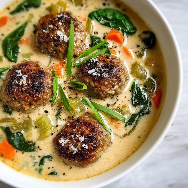 Creamy Italian Meatball Soup Recipe