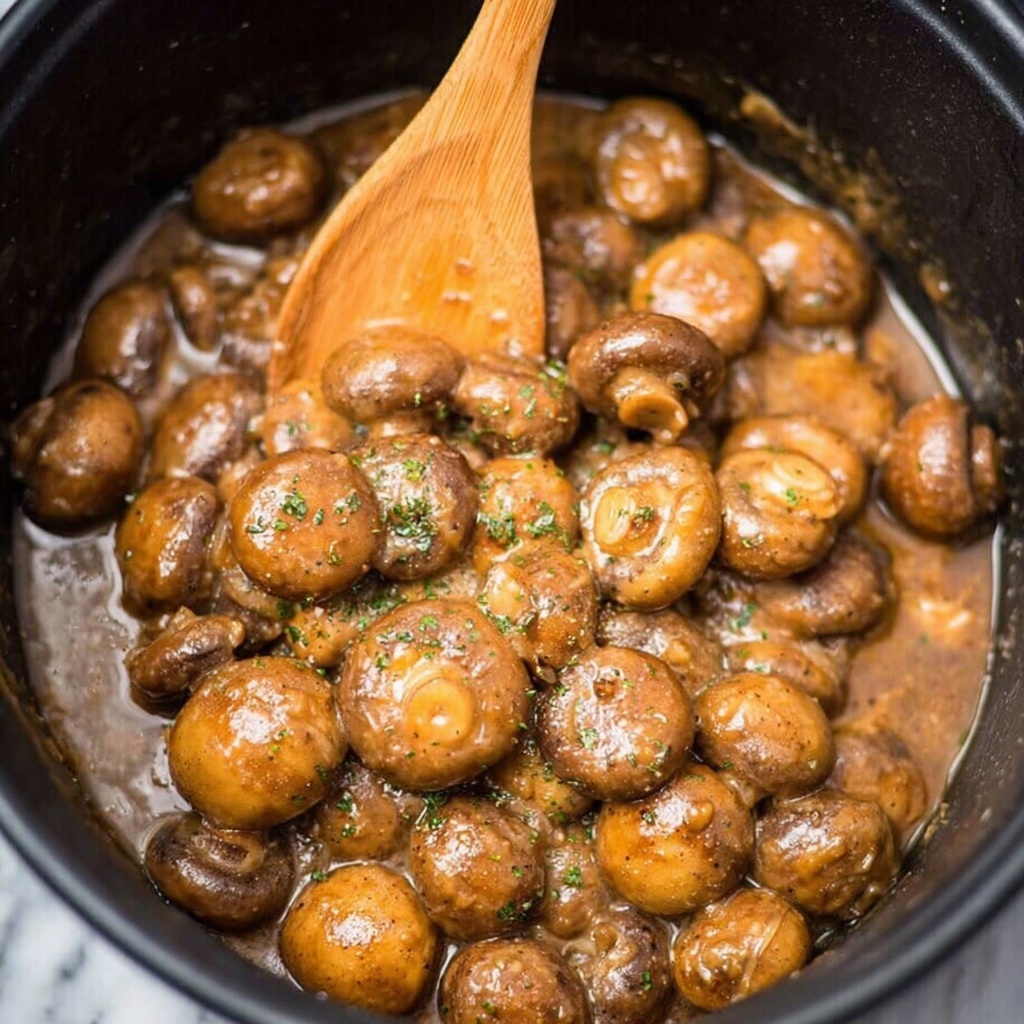 Italian Ranch Mushrooms Recipe - Recipe Image