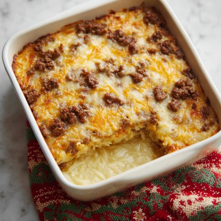 Sausage Hash Brown Breakfast Casserole Recipe