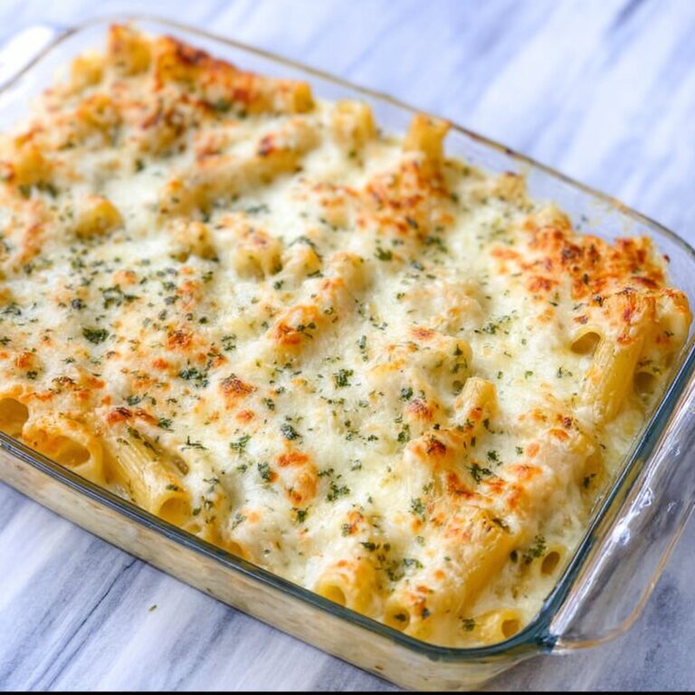Cheesy Chicken Rigatoni Recipe