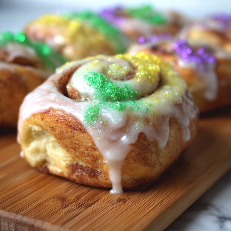 Easy King Cake Knots Recipe