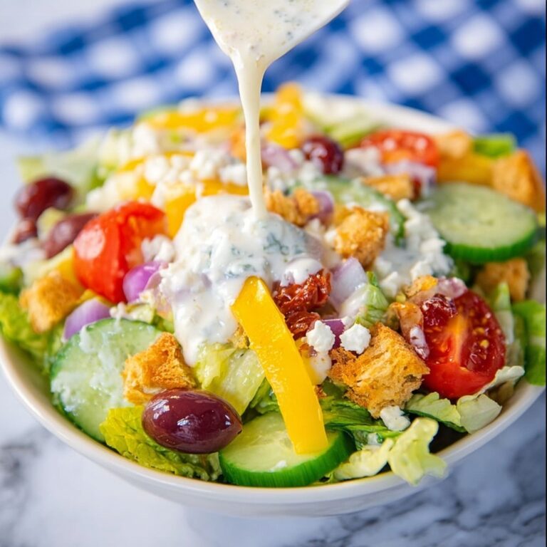 Creamy Greek Salad Recipe