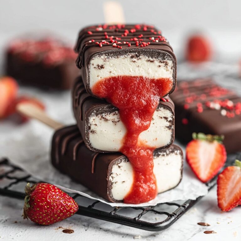 Strawberry Vegan Magnum Ice Cream Bars Recipe