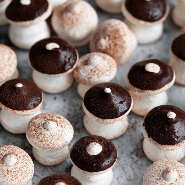 Vegan Meringue Mushrooms Recipe