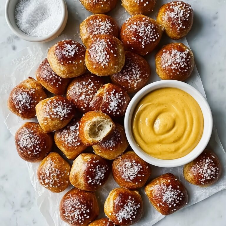 Easy Sourdough Pretzel Bites Recipe