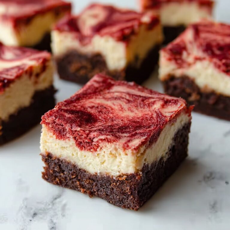 Red Velvet Brownies with Cream Cheese Swirl Recipe