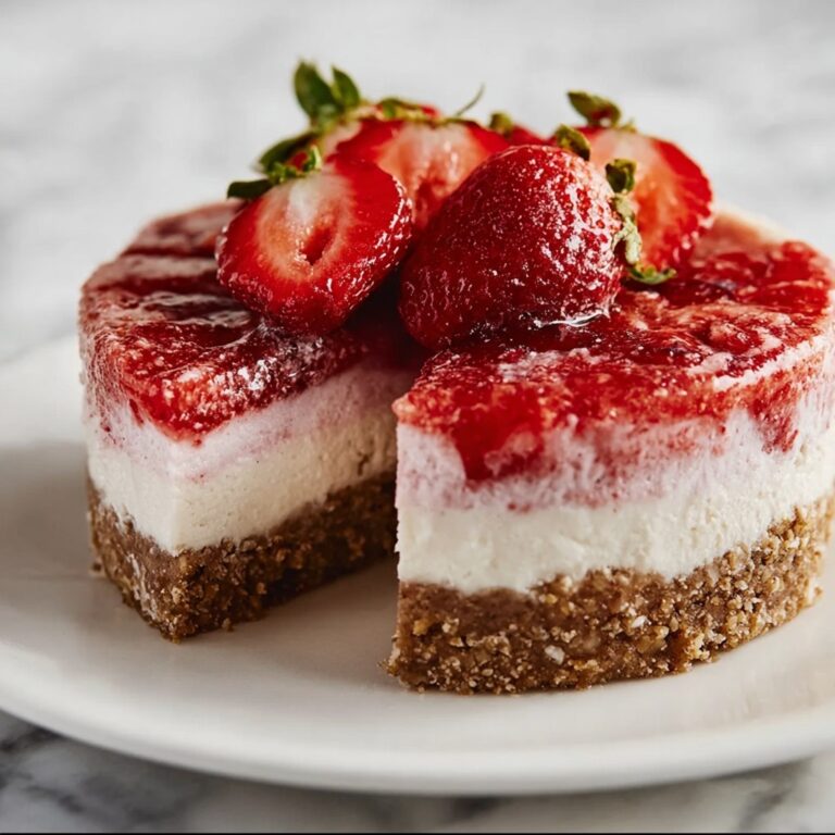 Gluten-Free Vegan Strawberry Cheesecake Recipe