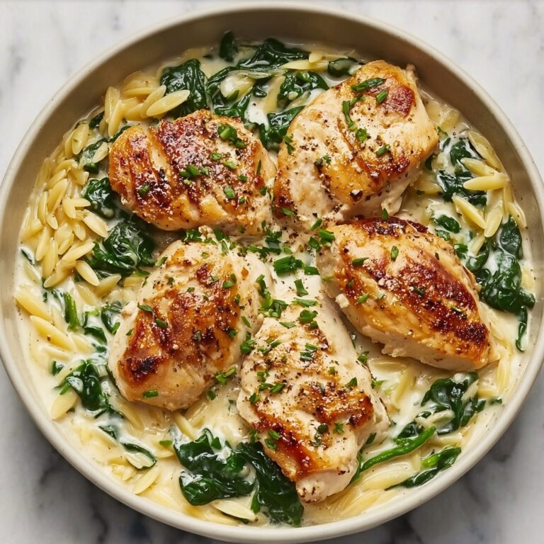 Boursin Orzo with Chicken Recipe