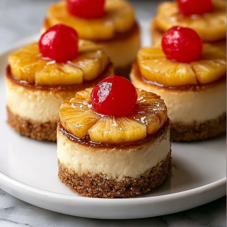 Mini Pineapple Upside-Down Cheesecakes Recipe