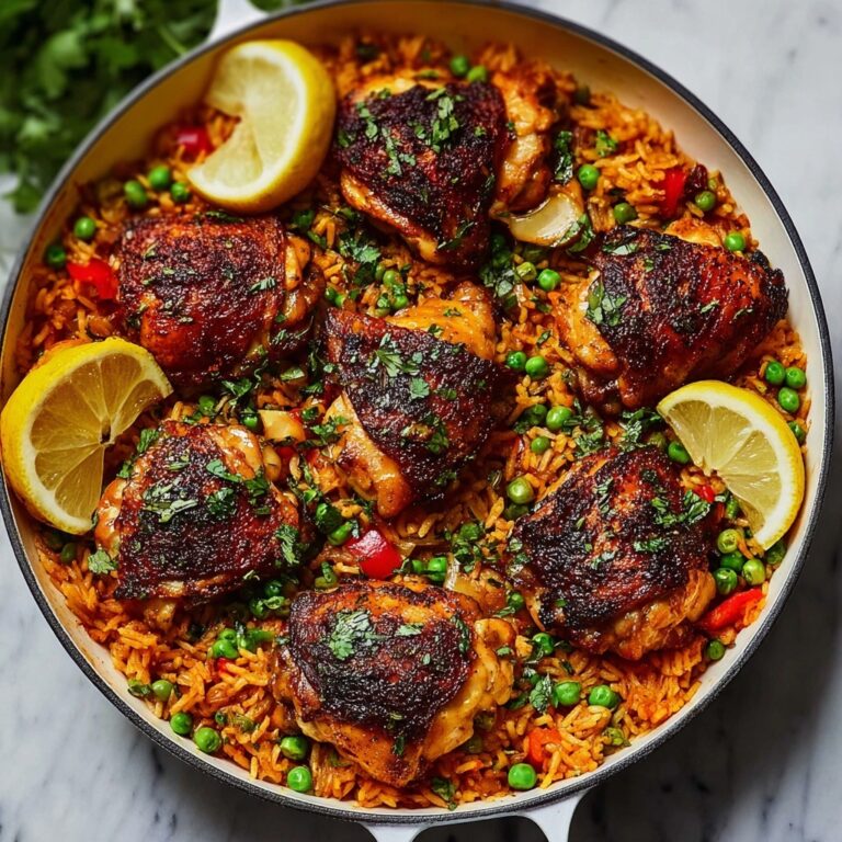 One Pan Spanish Chicken and Rice Recipe