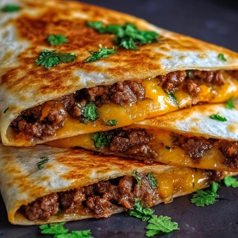 Spicy Beef Quesadillas Recipe