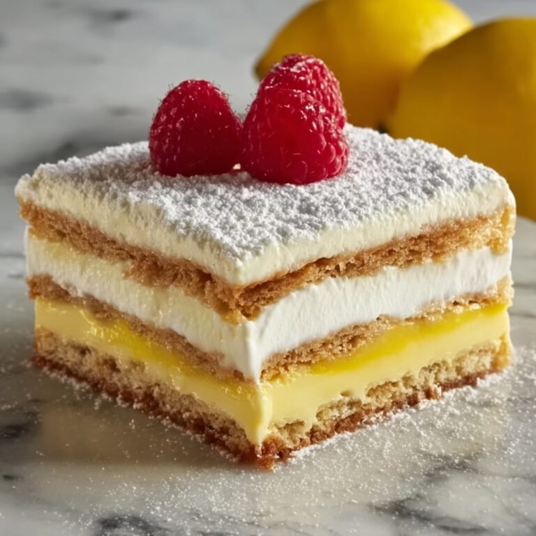 Zesty Lemon Cream Dream Bars Recipe