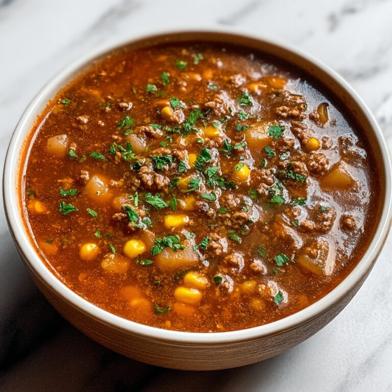 Ground Beef Enchilada Soup Recipe