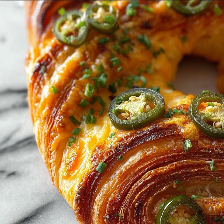 Jalapeño Popper Crescent Roll Ring Recipe
