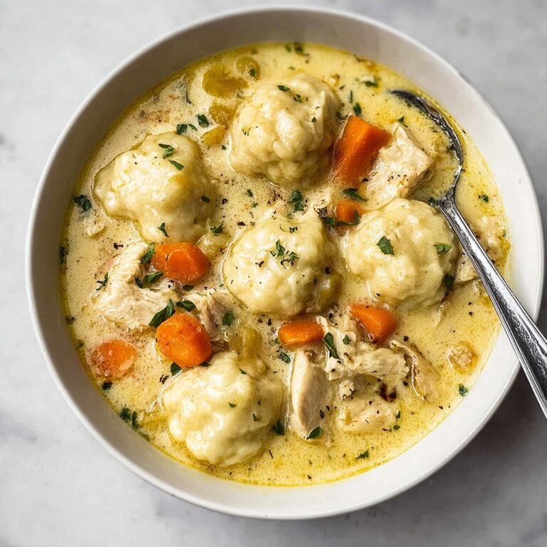 Creamy Chicken Stew and Dumplings Recipe