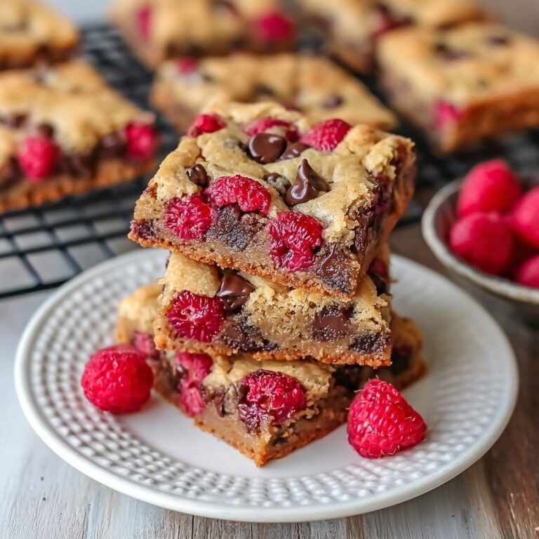 Delightful Raspberry and Chocolate Chip Cookie Bars Recipe