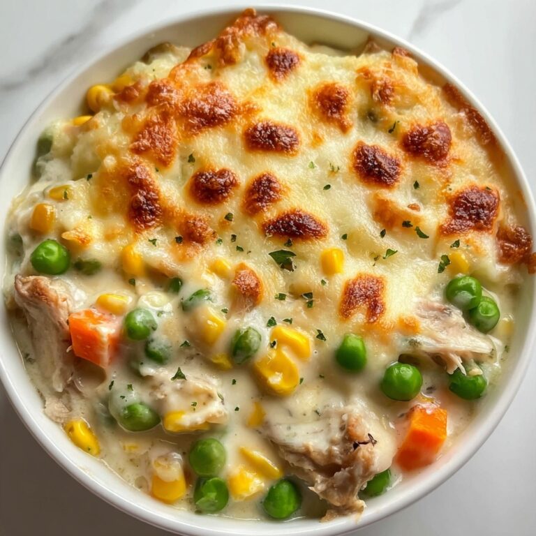 Easy Chicken Cobbler Dinner Casserole Recipe