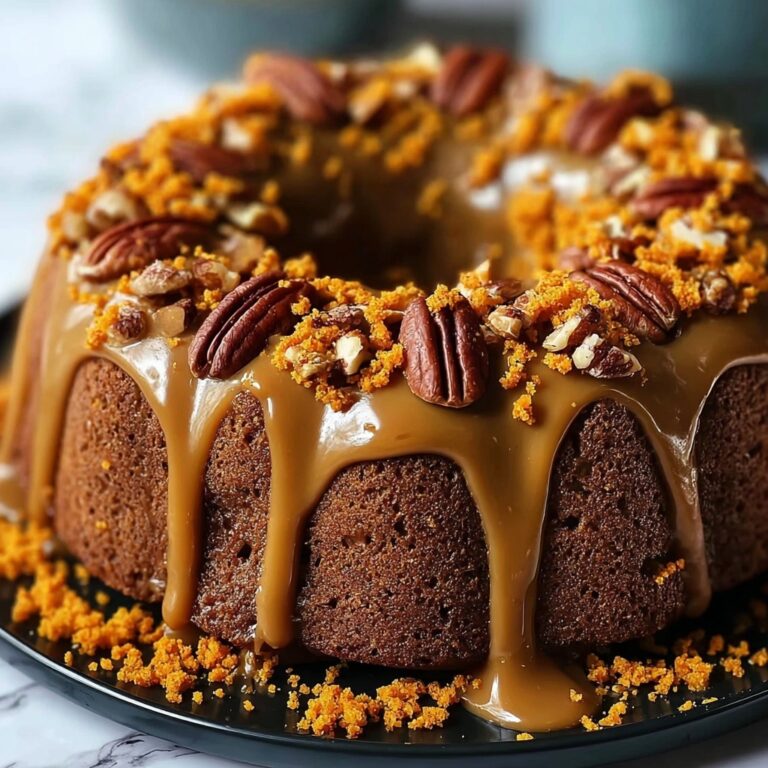 Sweet Potato Honeybun Cake with Pecans & Grated Sweet Potato Icing Recipe