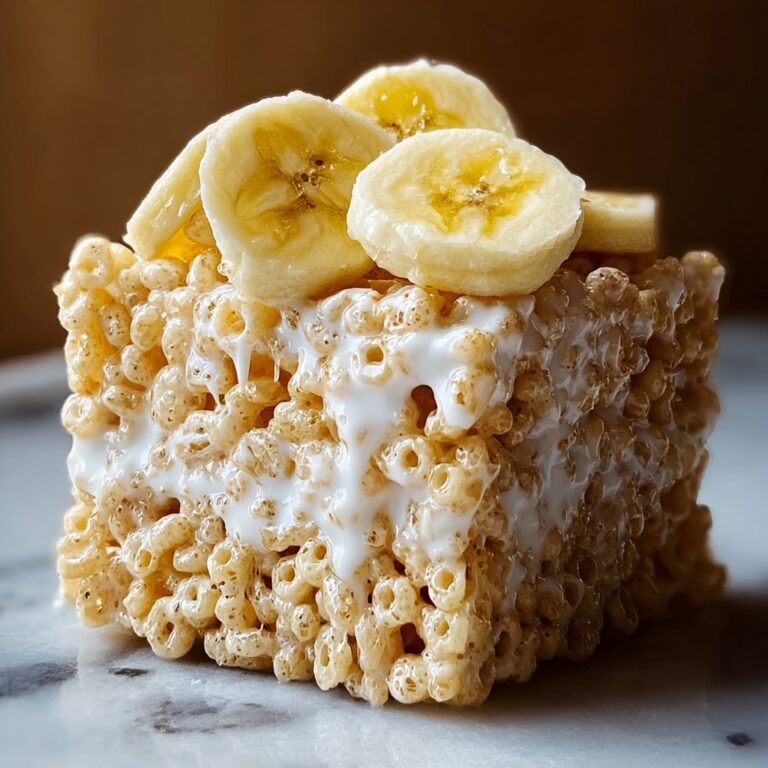 Banana Pudding Rice Krispies Treats Recipe