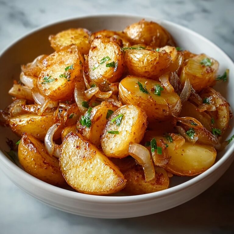 Oven Fried Potatoes and Onions Recipe